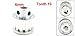 1.5mm Pitch 10 Teeth 6mm Bore Motor Part Timing Belt Pulley Sprocket