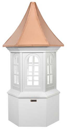 Good Directions Smithsonian Georgetown Vinyl Cupola with Copper Roof, 30