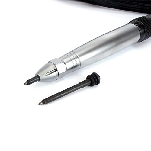 SI FANG Scribe and Engraving Pen Air Micro Die Grinder Kit for for Glass/Ceramics/Metal Sheet,Grinding Cutting Mini Pencil Pneumatic Polishing Engraving Tool
