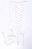 Wedding Gown Zipper Replacement Adjustable Fit Corset Back Kit Lace-Up Wedding Dress Prom Party Gown WHITE SATIN 16