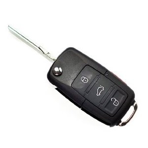 Remote Flip Key FOB Silicone Case Cover for VW Volkswagen New ALL COLORS - Blue Red Black Pink Orange+ (Red)