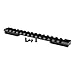 WARNE 7674-20MOA Remington LA Mountain Tech Tactical Rail, Tapered 6-48 Screws, 7075/T6 Aluminum, Fits Picatinny and Weaver Style Mounts, 20MOA