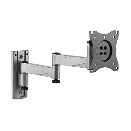 Part King 13" - 27" Full Motion TV Wall Mount Bracket with Lockable Arms Tilt Swivel 75x75 100x100 VESA