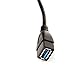 wawpi USB 3.0 Right Angle 270 Degree Extension Cable Male to Female Adapter Cord, Length: 24cm