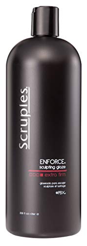 Scruples Enforce Sculpting Glaze (33.8 Oz) - Hair Styling Cream for Men & Women - Extra Firm Hold & Lightweight - Volumizing Gel to Shape & Style Hair - Suitable for All Hair Types