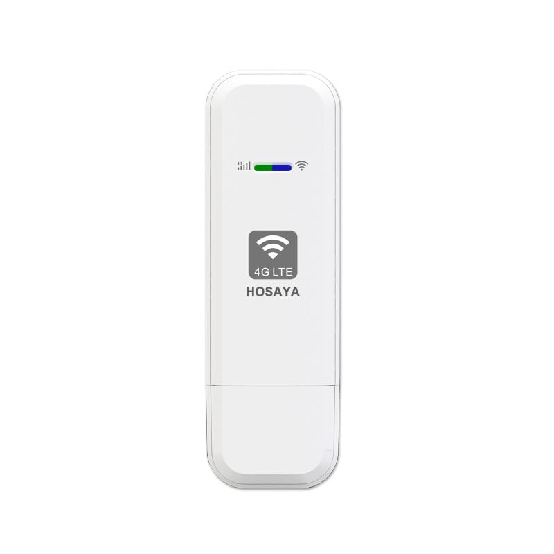 HOSAYA 4G SIM card WiFi Modem Portable USB 4G Router with SIM Card Slot High Speed Portable Travel Hotspot Mini Router Unlocked 4G dongle