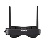 EACHINE EV100 5.8G 72CH 720x540 Resolution FPV Goggles With Dual Antennas Fan 7.4V 1000mAh Battery For RC FPV Quadcopter Drone (Black)
