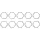 Pack of 10 Clear Silicone O-Rings (6mm (0.24"))