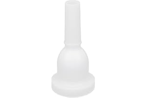 Eujgoov Plastic Trombone Mouthpiece White Mouthpiece Smooth Trombone Mouthpiece MT‑25