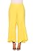 Zeagoo Womens Plus Size Flared Wide Leg High Waist Long Capri Palazzo Pants