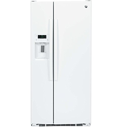 Click Here to See More Images GE GSS23GGKWW 22.5 Cu. Ft. White Side-By-Side Refrigerator