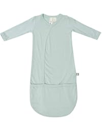 KYTE BABY Bundlers - Baby Sleeper Gowns Made of Soft Bamboo Rayon Material - 0-6 Months - Solid Colors (0-3 Months, Sage)