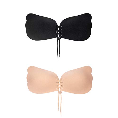 Sticky Push Up Adhesive Bra Invisible Backless Strapless Bra,Breast