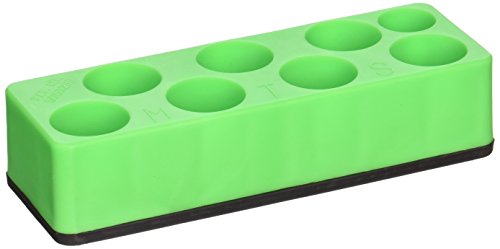 Mechanic's Time Savers MTS885 Socket Holder (3/8 in. Drive Universal Neon Green 8 Hole Impact)