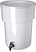 Carlisle 221002 Polyethylene Round Beverage Dispenser, 5 gal. Capacity, 12-3/8" Dia. x 15-7/16" H, White primary