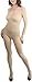 ToBeInStyle Women's Opaque Scoopneck Long Sleeve Bodystocking - Beige