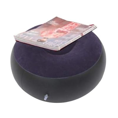 Whewer Lazy Inflatable Sofa Chair with Ottoman, Soft Blow-up Seat