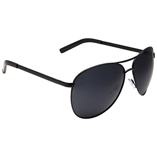 grinderPUNCH - Big XL Wide Frame Extra Large Aviator Sunglasses Oversized 148mm Black