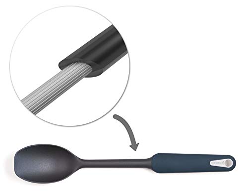 COOKDUO Steelcore BPA Free Nylon Slotted Cooking Spoon With Solid Steel Inner Core (Heat Resistant & Safe For Non-Stick Cookware)