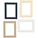 Bright Creations 30-Pack 6.5 x 8.5 Inch Picture Matted Frame Boards for 5x7 Photos, Assorted Colors