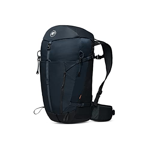 Mammut Lithium 30 Women | Outdoor Rucksack fuer Damen, Wanderrucksack mit Regenschutz, Kletterrucksack mit Hueftgurt und Rueckenbelueftung, Sportlich, Wasserabweisend | Marine-Black, 30l