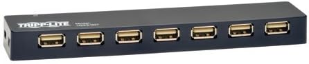Tripp Lite7-Port USB 2.0 Mobile Hi-Speed Hub Notebook Laptop (U223-007),Black