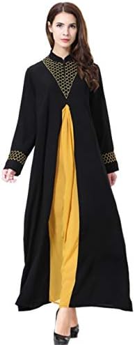 Ladies Women Muslim Dubai Dress Abaya Dresses Clothing Muslim Arab Arabic India Casual Festival Evening Dress Wedding Kaftan Robe Long Maxi Dress S