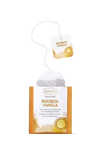 Ronnefeldt Teavelope "Rooibos Vanilla", Kräutertee mit Vanillegeschmack, 3 x 37,5 g + Probierset "Bunte Auswahl", 35,2 g (insg. 147,7 g) – Bild 4