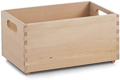 Zeller 13306 Caja Multiusos, Madera, Marrón, 30x20x15 cm: Amazon.es: Hogar