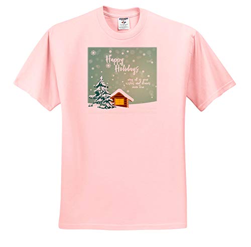 Alexis Design Holidays Christmas Log Cabin Spruce Tree