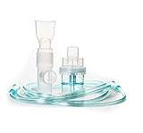 Healthline Aerosol Disposable Vaporizer Kit with Tubing Treats Asthma, Aqua Color (5-Pack)