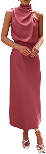 Traffic People Womens Havana Silk-Blend Midi Dress, Xs, Red at Amazon  Women's Clothing store