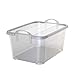 Life Story 6-Pack Stackable Home Storage Box Lidded Containers w/Lids, 55 Qt., Clear