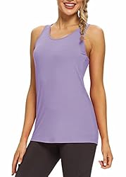 Mippo Athletic Tank Tops for Women Long Workout