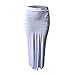 TOOPOOT Women Dresses,Pure Color Hip Lifting and Self-Cultivation Fishtail Skirt Whitethumb 1