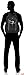 Laptop Backpack Waterproof Computer Backpacks Bag for Men College School Travel and Work Fit Laptops Up to 16” (Black)