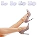 12 Pairs Heel Protector Heel Repair Caps Covers High Heel Protector for Women's Shoes, XS, S, M, L, 3 Colors