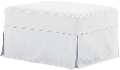 Amazon Com The Cotton Ottoman Slipcover Replacement It Fits