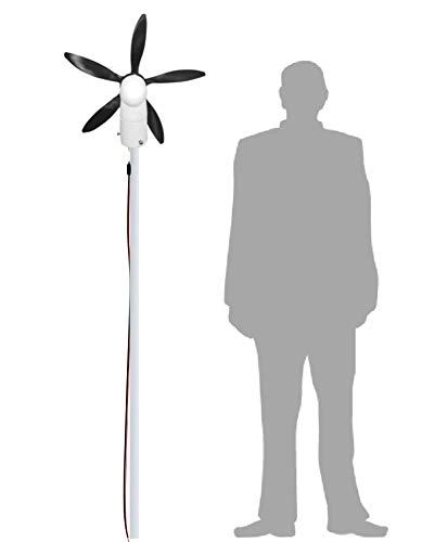 Cutting Edge Power 33W 12V and USB Cyclone Swivel Wind Turbine Generator Windmill, Small and Portable, for RV, Camping, Tailgating, Lightweight