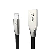 Lightning Cable,imeek™ 3.3ft/1m 2.4A USB Charging & Syncing Cord for iPhone 6s, 6s plus, 6plus, 6,5s 5c 5,iPad Mini, Air,iPad5,iPod on iOS9 (Black)