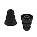 Ear Tips for in-Ear Earphone with 3.8-4.5mm Connector, Diana Fay Ear Gels Eartips Earphone Cover Earbud Cushions for Most in-Ear Headphone, 6 Pairs Set SML 3 Size Soft Gel, Black