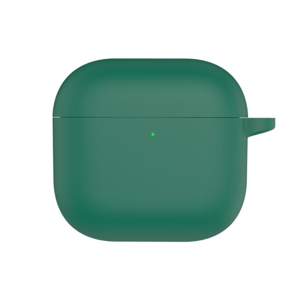 TINGYR Case Compatible with AirPods 4 2024, Ceamless Fit Protection, Shockproof And Scratch-Resistant, LED Visible, Case Cover Compatible with AirPods 4 2024.(Dark Green)