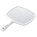 Miss Sweet Handheld Mirror Makeup Mirror 9inch*8inch (White)