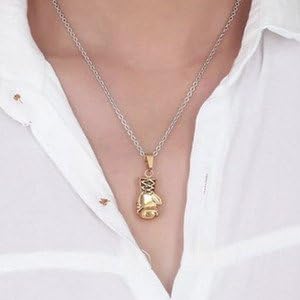 JewelryWe Birthday Gift for Men 5PCS Stainless Steel Mens Boxing Glove Pendant Necklaces with 22 inch Chains, 5 Colors Included - Image 3