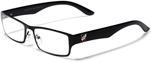 Reading Glasses - Rectangular Shape Stylish Fashion Designer Eyeglasses with Various Strengths and Frame Colors