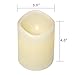antizer Flameless Candles Battery Operated LED Pillar Real Wax Flickering Unscented Candles with Remote Control Cycling 24 Hours Timer Ivory Color 12-Pack (3