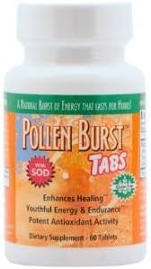 Pollen Burst Energy (SOD) & Endurance Without Caffeine - 60 Tabs - 2 Pack