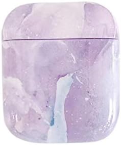 Airpods Case MEIQING Fashion Marble Waterproof Shockproof Cover for Airpods 1 2 Charging Case Earphones Accessorie Great Gift (G)