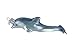 Old World Christmas Ornaments: Sea and Water Animals Glass Blown Ornaments for Christmas Tree, Playful Dolphin