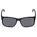 Gamma Ray Stealth Polarized UV400 Flat Black Updated Square Wayfarer Sunglasses in Shatterproof Nylon Frame